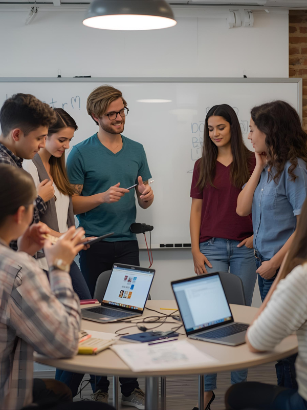 Edygrad founders and students